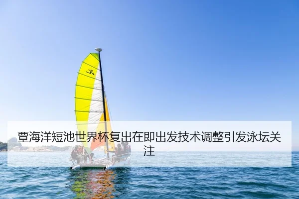 覃海洋短池世界杯复出在即出发技术调整引发泳坛关注
